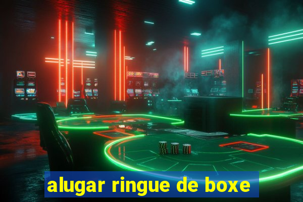 alugar ringue de boxe